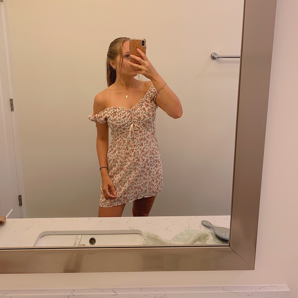 Girly Floral Mini Dress